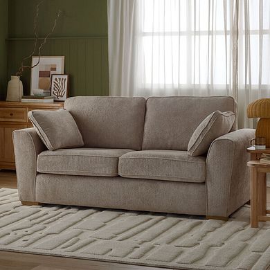Melton 2 Seater Sofa in  Tilda Latte Fabric