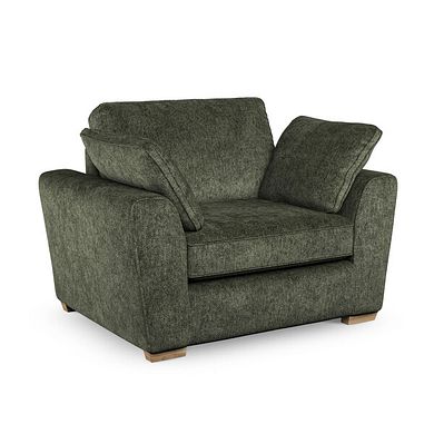 Melton Armchair in Tilda Emerald Fabric