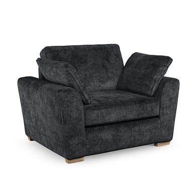 Melton Armchair in Tilda Midnight Fabric
