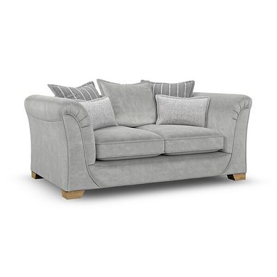 Milldale 2 Seater Pillow Back Sofa in Garda Showers Fabric with Grey Scatters