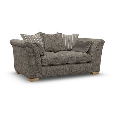 Milldale 2 Seater Pillow Back Sofa in  Milo Mocha Fabric with Earth Scatters