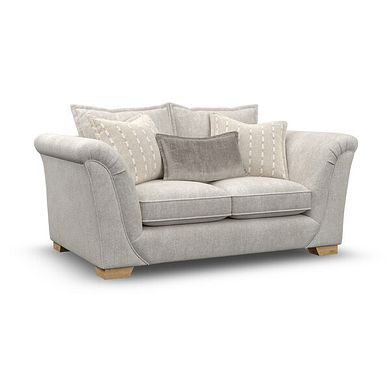 Milldale 2 Seater Sofa in  Milo Ivory Fabric with Linen Scatters