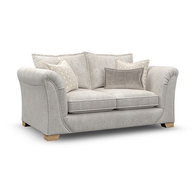 Milldale 2 Seater Sofa in  Milo Ivory Fabric with Linen Scatters