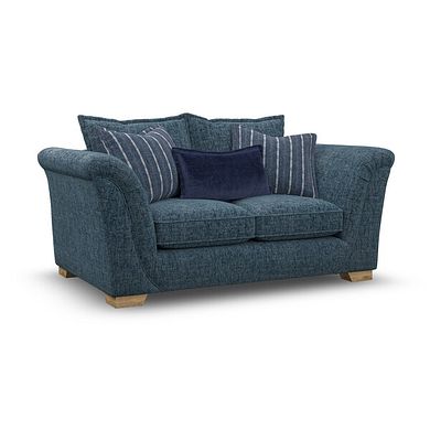 Milldale 2 Seater Sofa in  Milo Navy Fabric with Navy Scatters