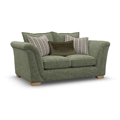 Milldale 2 Seater Sofa in Milo Olive Fabric with Earth Scatters