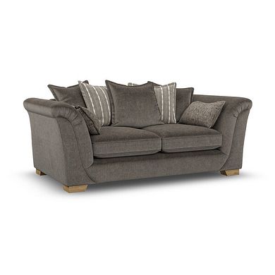 Milldale 3 Seater Pillow Back Sofa in Garda Moody Fabric with Earth Scatters