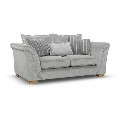 Milldale 3 Seater Sofa in Garda Showers Fabric with Grey Scatters