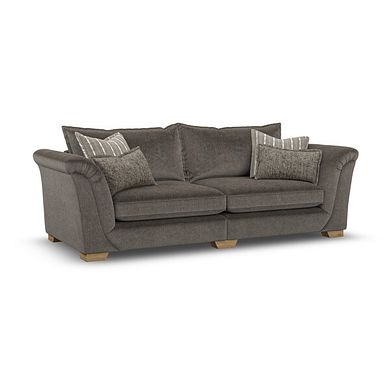 Milldale 4 Seater Sofa in Garda Moody Fabric with Earth Scatters