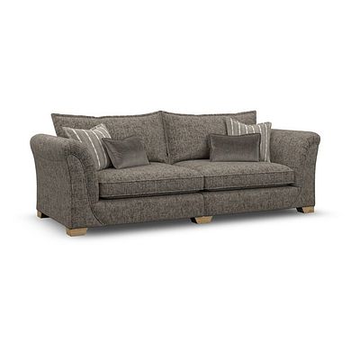 Milldale 4 Seater Sofa in  Milo Mocha Fabric with Earth Scatters