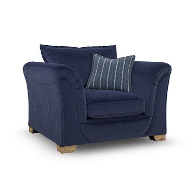 Milldale Armchair in Garda Atomic Fabric with Navy Scatters