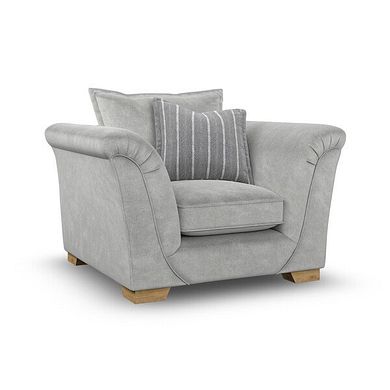 Milldale Armchair in Garda Showers Fabric with Grey Scatters