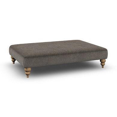 Milldale Grande Footstool in Garda Moody Fabric