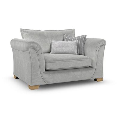 Milldale Loveseat in Garda Showers Fabric with Grey Scatters