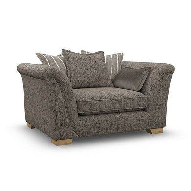 Milldale Pillow Back Loveseat in  Milo Mocha Fabric with Earth Scatters