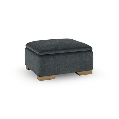 Milldale Storage Footstool in Garda Carbon Fabric