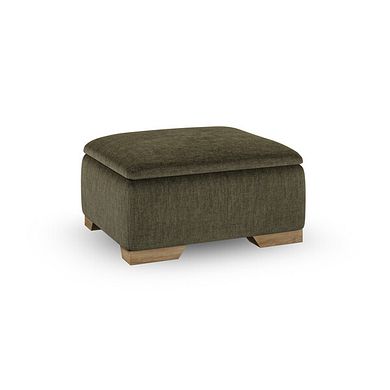 Milldale Storage Footstool in Garda Seaweed Fabric