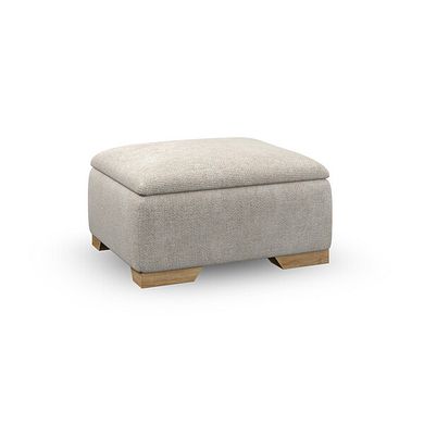 Milldale Storage Footstool in Milo Cream Fabric