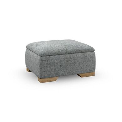 Milldale Storage Footstool in Milo Pewter Fabric