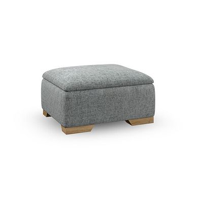 Milldale Storage Footstool in Milo Pewter Fabric