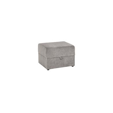 Milner Storage Footstool in Shark Fabric
