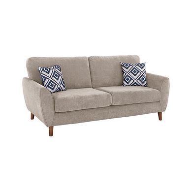 Milner 3 Seater Sofa in Stone Fabric