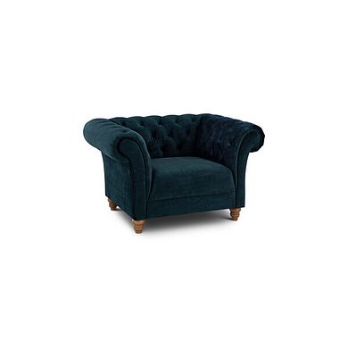Montgomery Armchair in Airforce Velvet