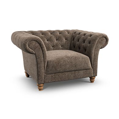 Montgomery Armchair in Arlan Smokestone Fabric