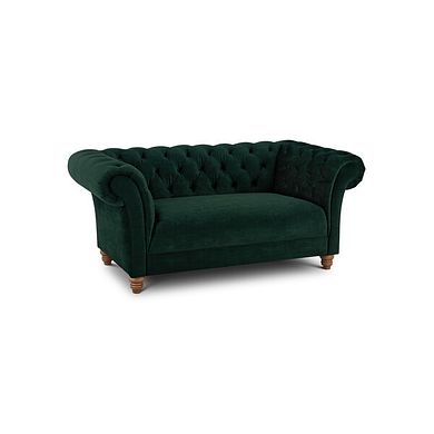 Montgomery 2 Seater Sofa in Bottle Green Velvet