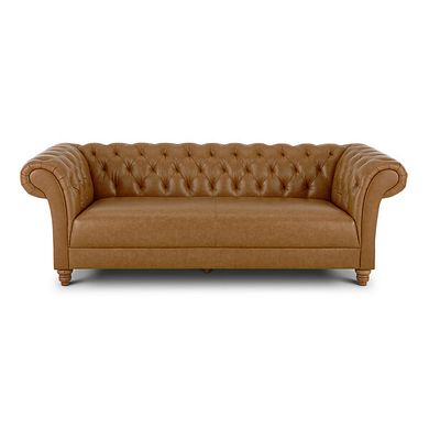 Montgomery 3 Seater Sofa in Brown Leather