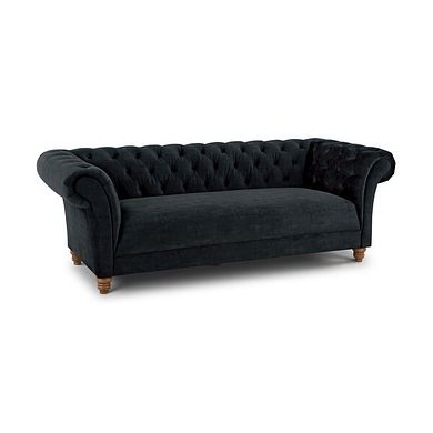 Montgomery 3 Seater Sofa in Charcoal Velvet