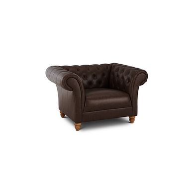 Montgomery Armchair in Cigar Leather