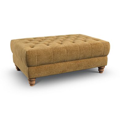 Montgomery Footstool in Arlan Honeycomb Fabric