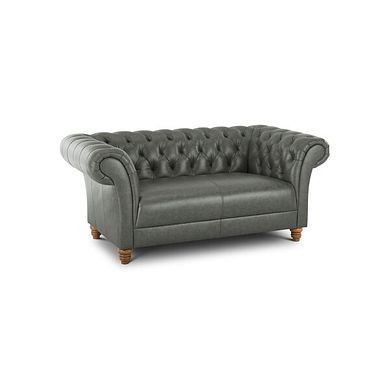 Montgomery 2 Seater Sofa in Grey Leather