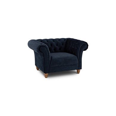 Montgomery Armchair in Royal Blue Velvet
