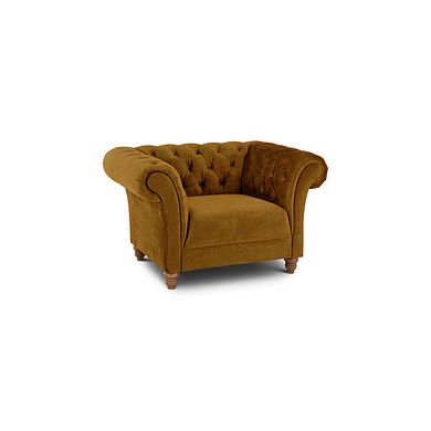 Montgomery Armchair in Saffron Velvet
