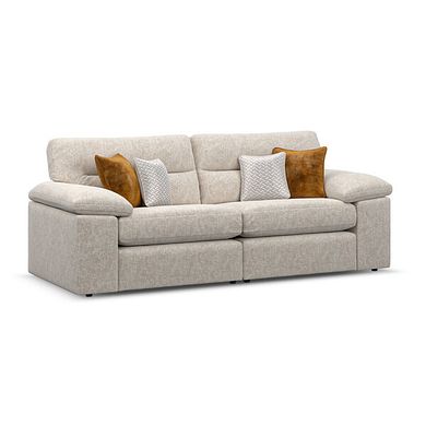 Morgan 3 Seater Sofa in Cupid Beige fabric