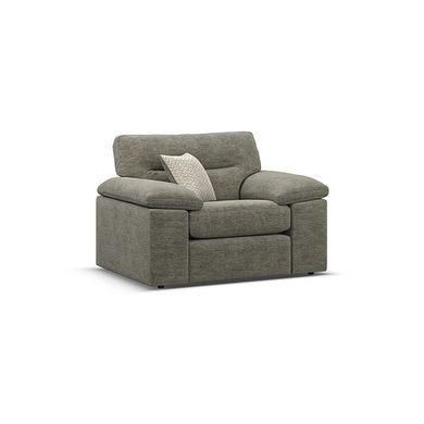 Morgan Armchair in Olive Green Fabric