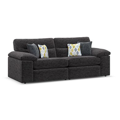 Morgan 3 Seater Sofa in Santos Black