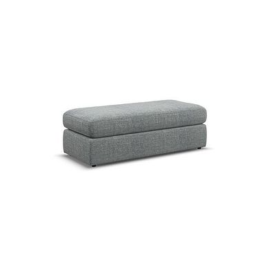 Morgan Large Fender Footstool in Santos Steel fabric