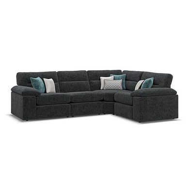 Morgan Modular Group 2 in Cupid Charcoal fabric