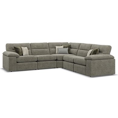 Morgan Modular Group 3 in Olive Green Fabric