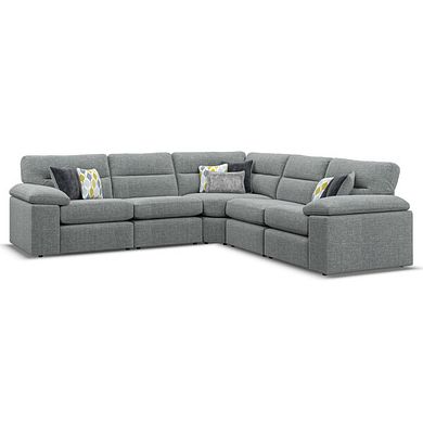 Morgan Modular Group 3 in Santos Steel with Green and Grey Scatters 