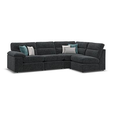 Morgan Modular Group 4 in Cupid Charcoal fabric