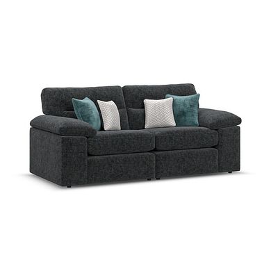 Morgan Modular Group 8 in Cupid Charcoal fabric