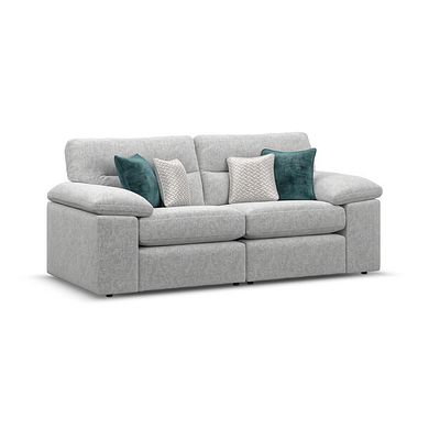 Morgan Modular Group 8 in Cupid Silver fabric