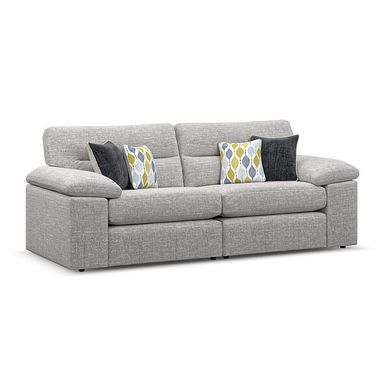Morgan 3 Seater Sofa in Santos Silver