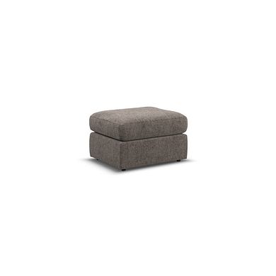 Morgan Small Fender Footstool in Cupid Brown fabric