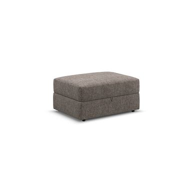 Morgan Storage Footstool in Cupid Brown fabric