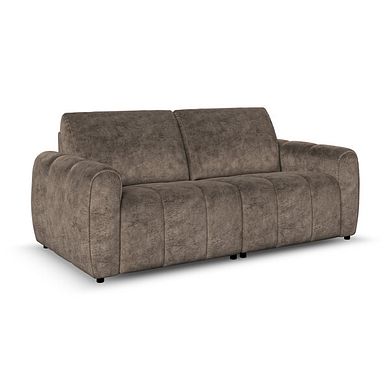 Nap 2 Seater Modular Sofa in Dapple Chocolate Fabric - Group 8