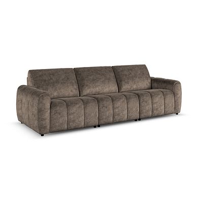 Nap 3 Seater Modular Sofa in Dapple Chocolate Fabric - Group 9